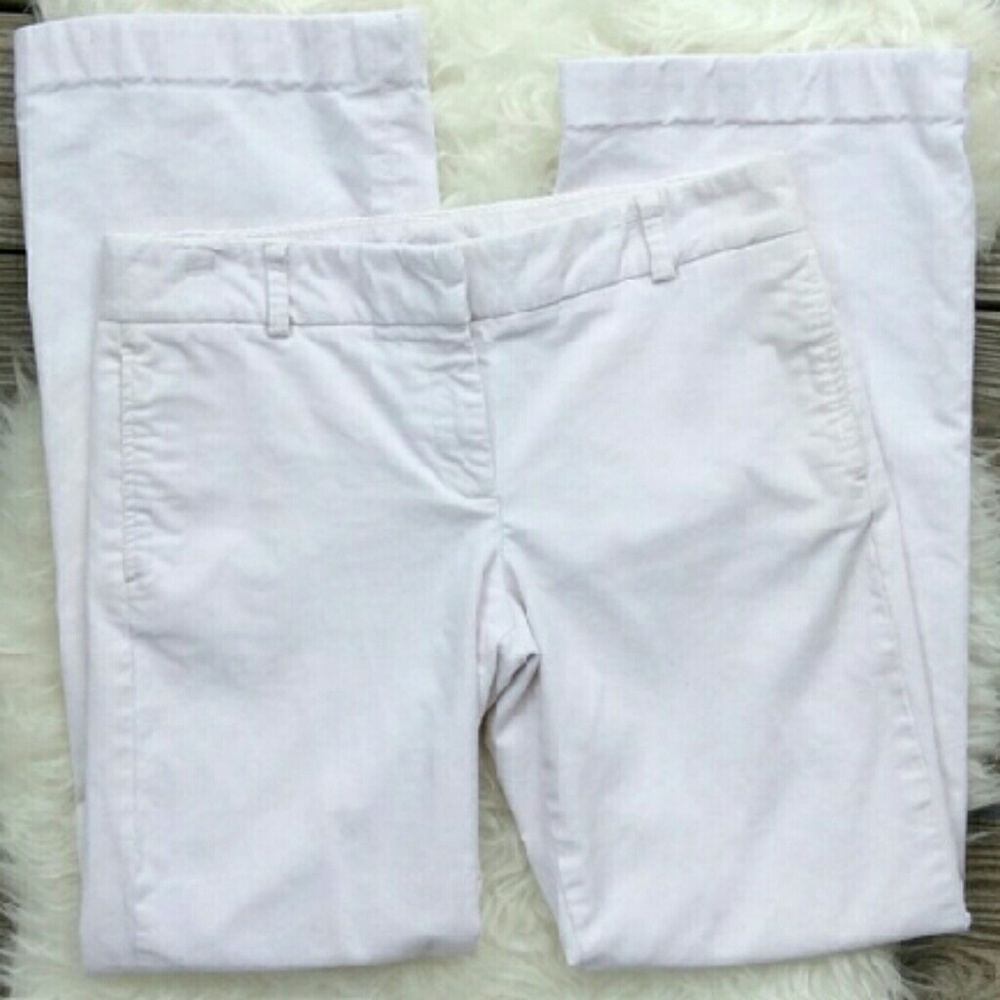 J. Crew New White Corduroy Pants